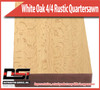 Domestic Hardwood Lumber White Oak 4/4 Rustic Quartersawn 15/16" 9-10