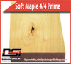 Domestic Hardwood Lumber Soft Maple 4/4 Prime 13/16" S2S 9'-10'