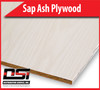 Sap Ash Plywood Plain Sliced MDF A1 3/4" x 4x8 FM