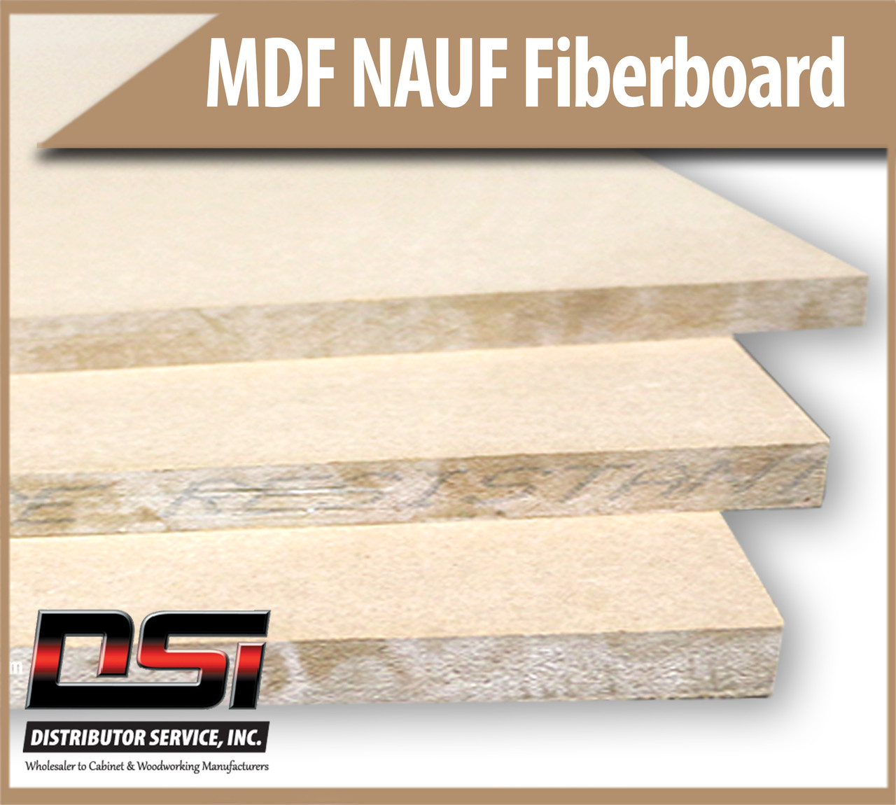 Medium Density Fibreboard NAUF MDF Panels 3/4" x 49" x 97"