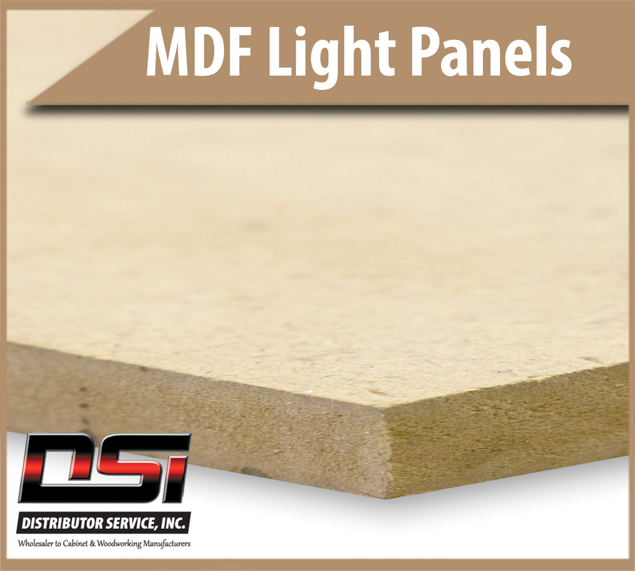 Medium Density Fibreboard Light MDF Panels 1/2" x 49" x 97"