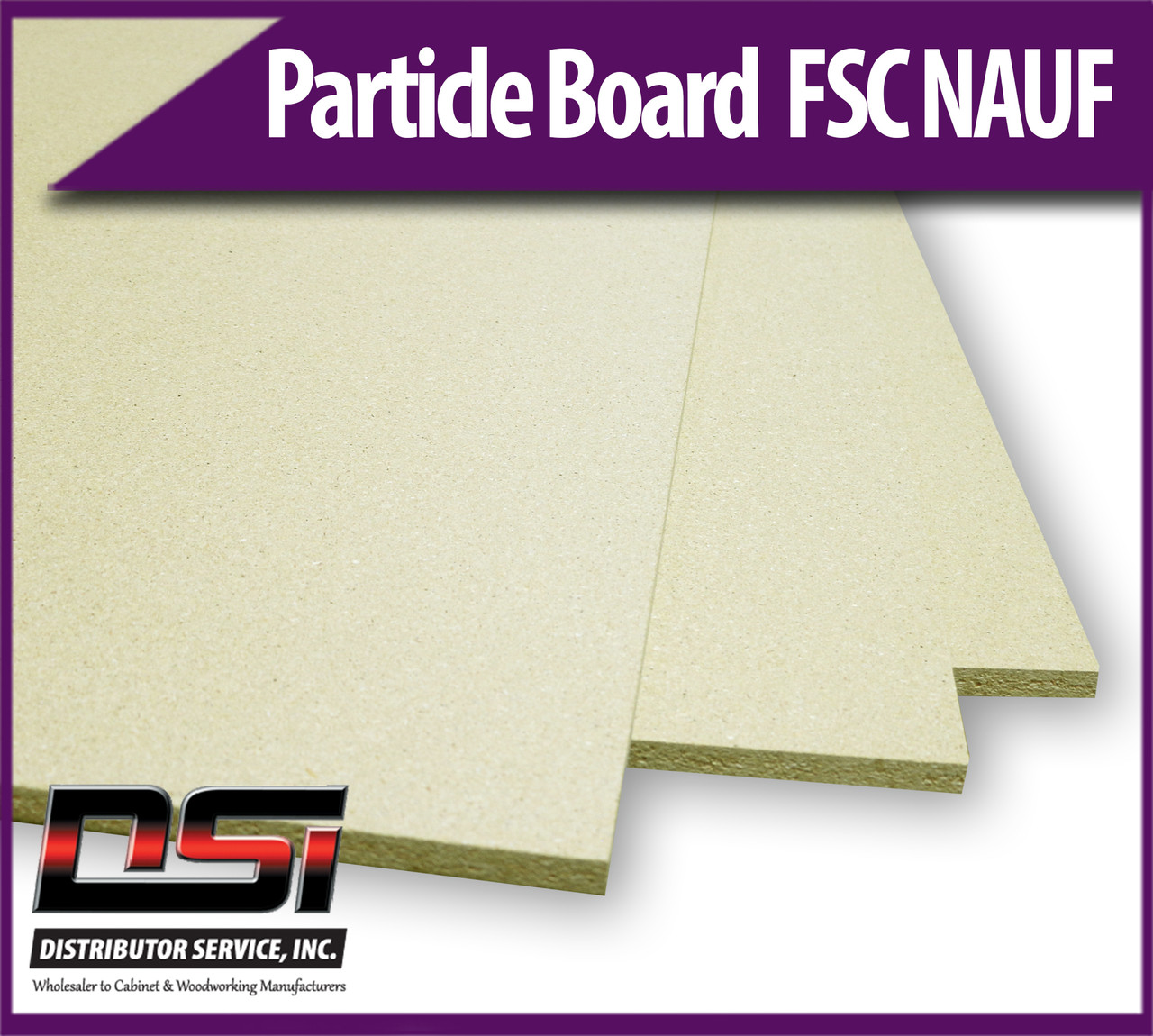 Particle Board Core FSC NAUF 11/16" x 49" x 121" Industrial Particleboard Panels