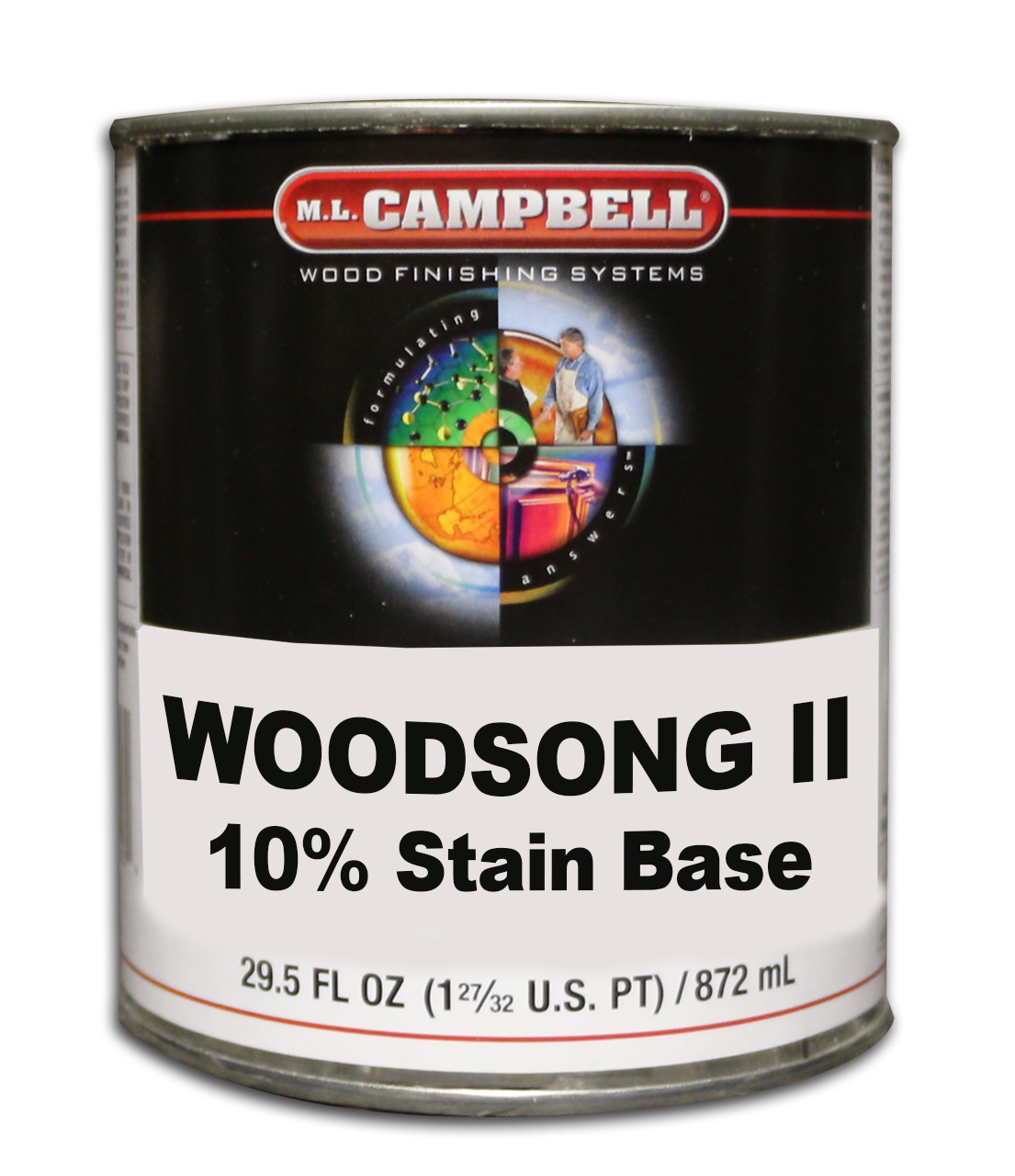 ML Campbell Woodsong II 10% Stain Base Quart