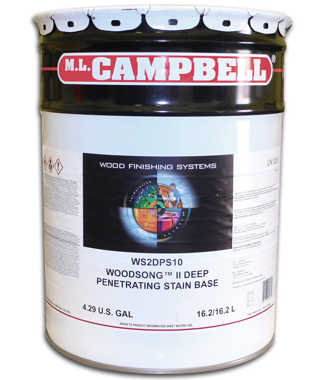 ML Campbell Woodsong II Deep Pen Stain 5 Gallons