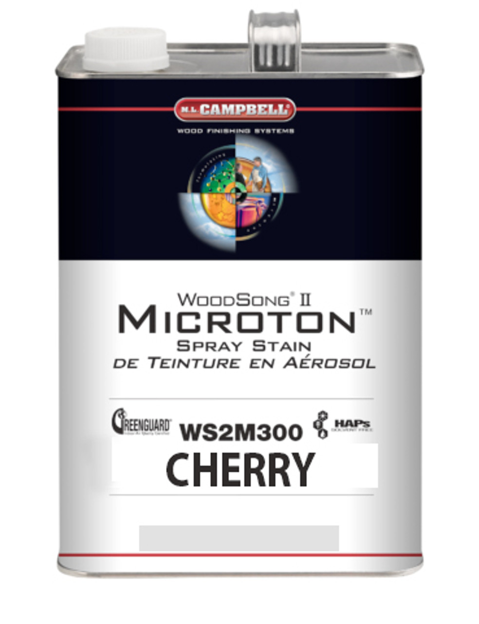 ML Campbell Cherry Microton Dye Stain Gallon
