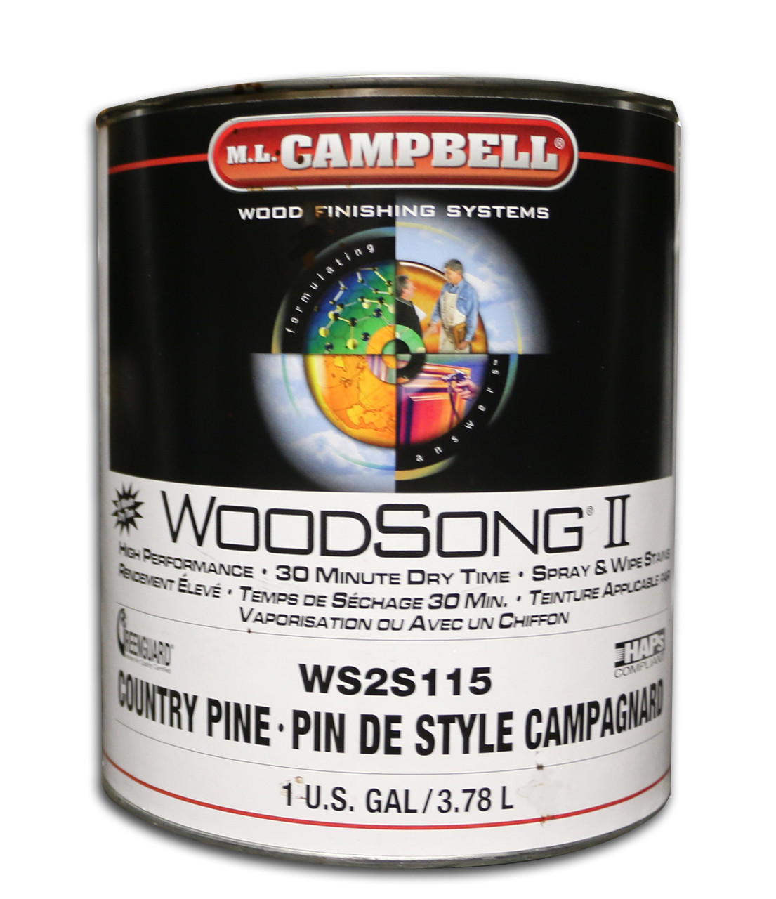 ML Campbell Country Pine Woodsong II 10% Stain Gallon