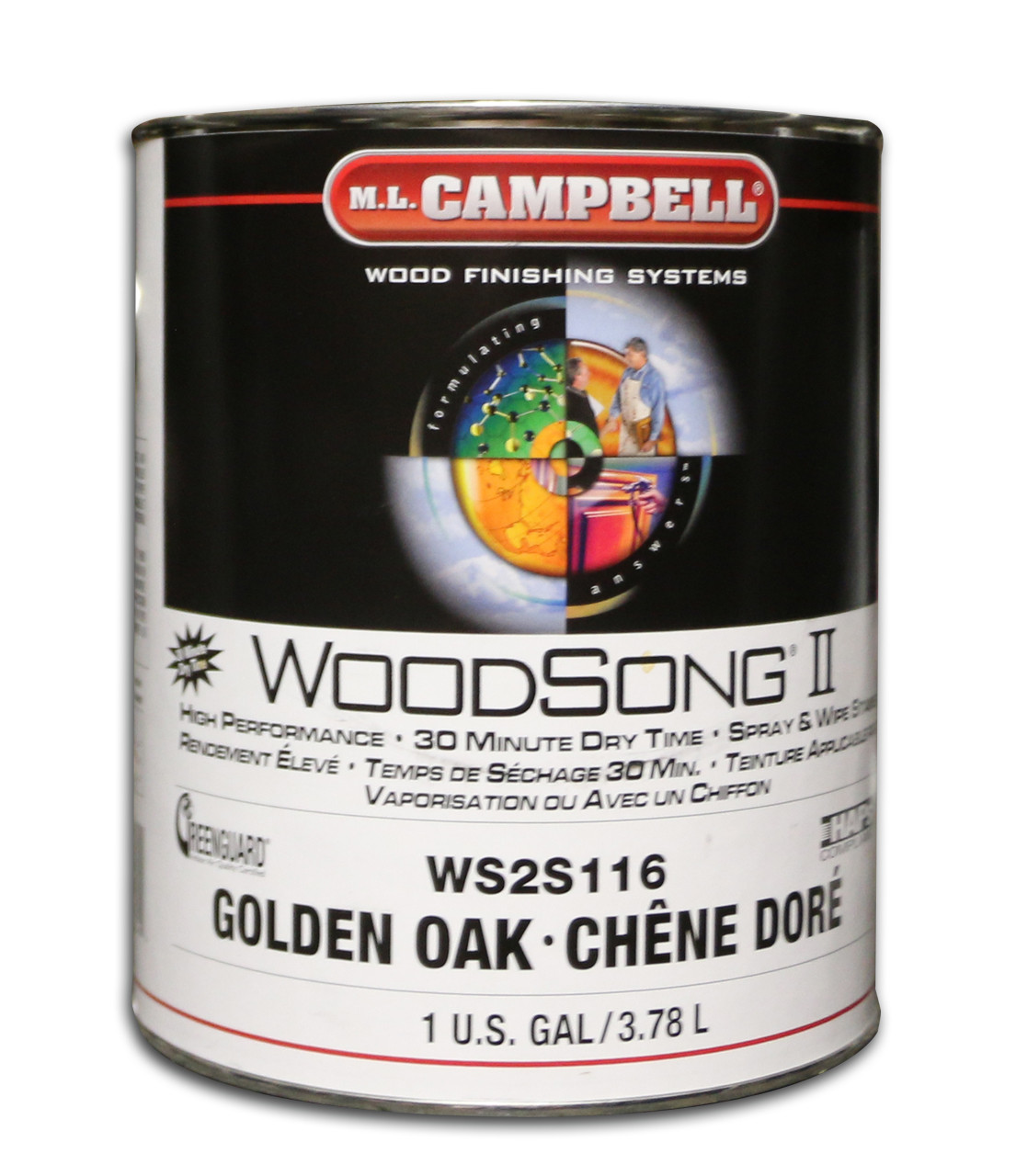 ML Campbell Golden Oak Woodsong II 10% Stain Gallon