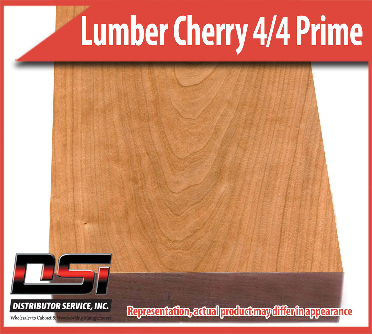Domestic Hardwood Lumber Cherry 4/4 Prime 13/16" S2S 9'-10' SLR1E