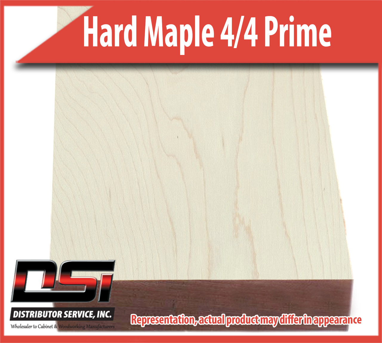 Domestic Hardwood Lumber Hard Maple 4/4 Prime #1&2 Wht15/16 11-12