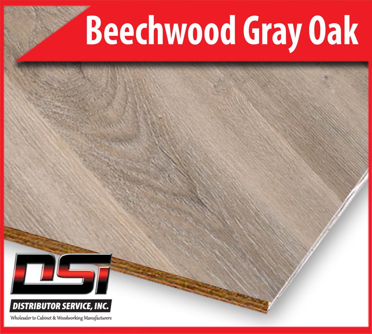 Beechwood Gray Oak Plywood Qtr Eurocore A-A 3/4" x 4x8