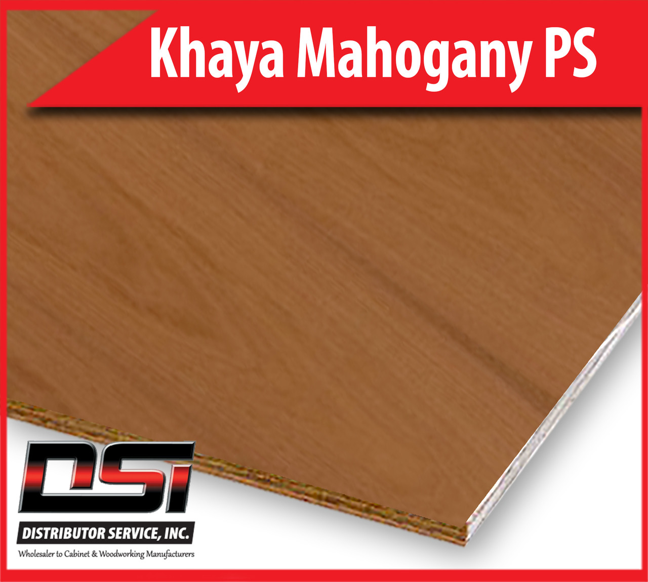 Khaya Mahogany Plywood Plain Sliced VC A-3 1/4" x 49"x96.5"