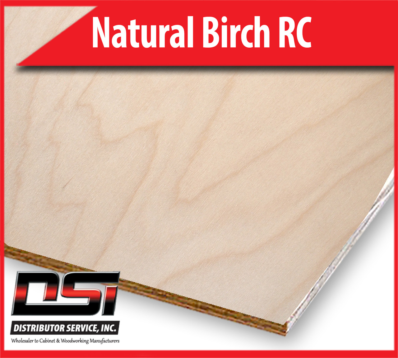 Natural Birch Plywood Rotary Cut VC Cabinet Grade 1/2" x 4x8