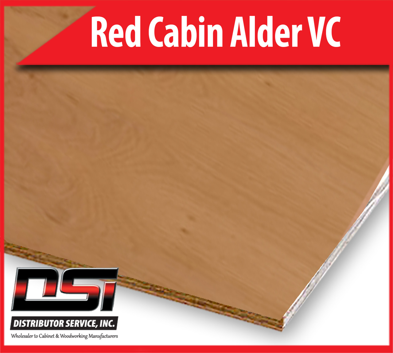 Red Cabin Alder Plywood Veneer Core G1S 1/4" x 4x8