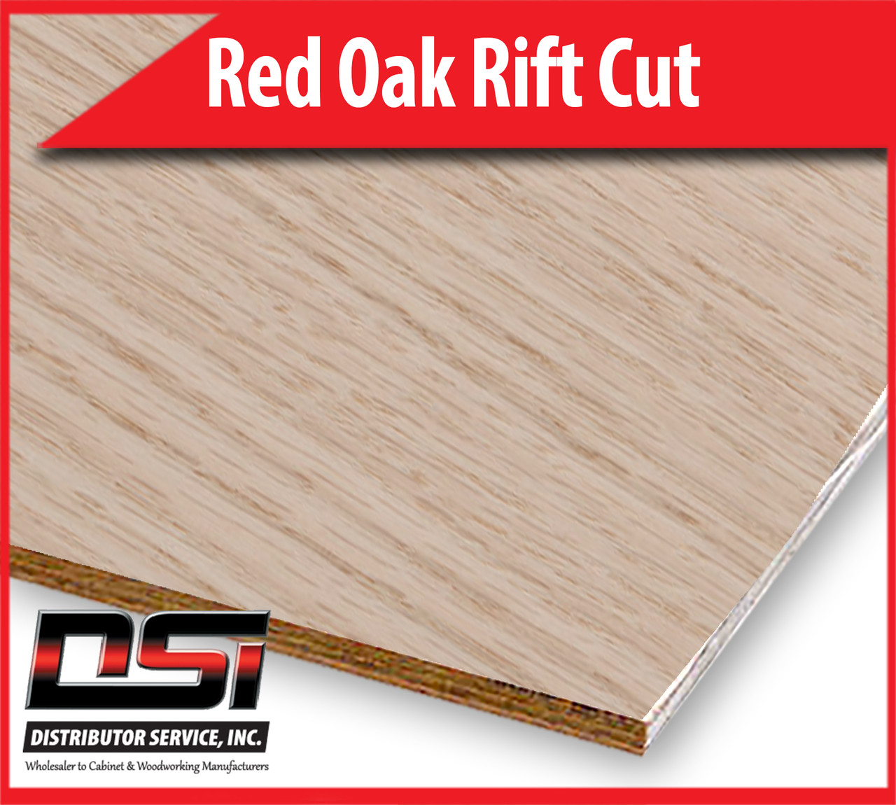 Red Oak Plywood Rift Cut VC A4 1/4" x 4x8