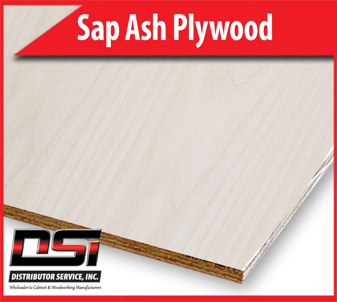 Sap Ash Plywood Plain Sliced MDF A1 1/4" x 4x8 BP-V