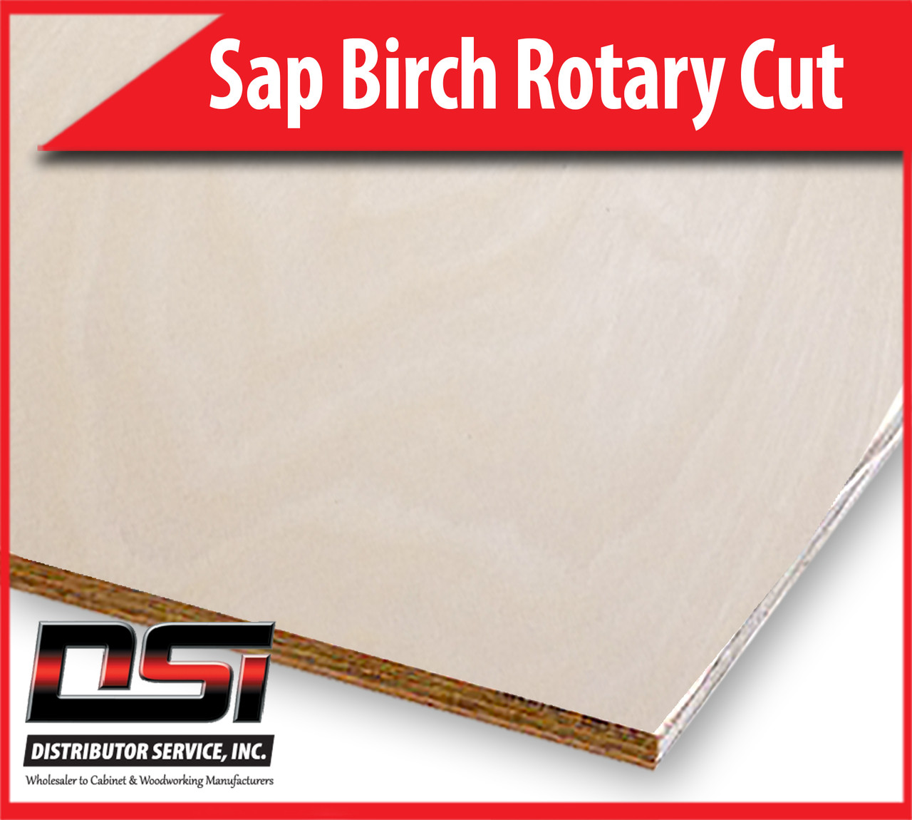 Sap Birch Plywood Rotary Cut MDF A4 1/2" x 4x8
