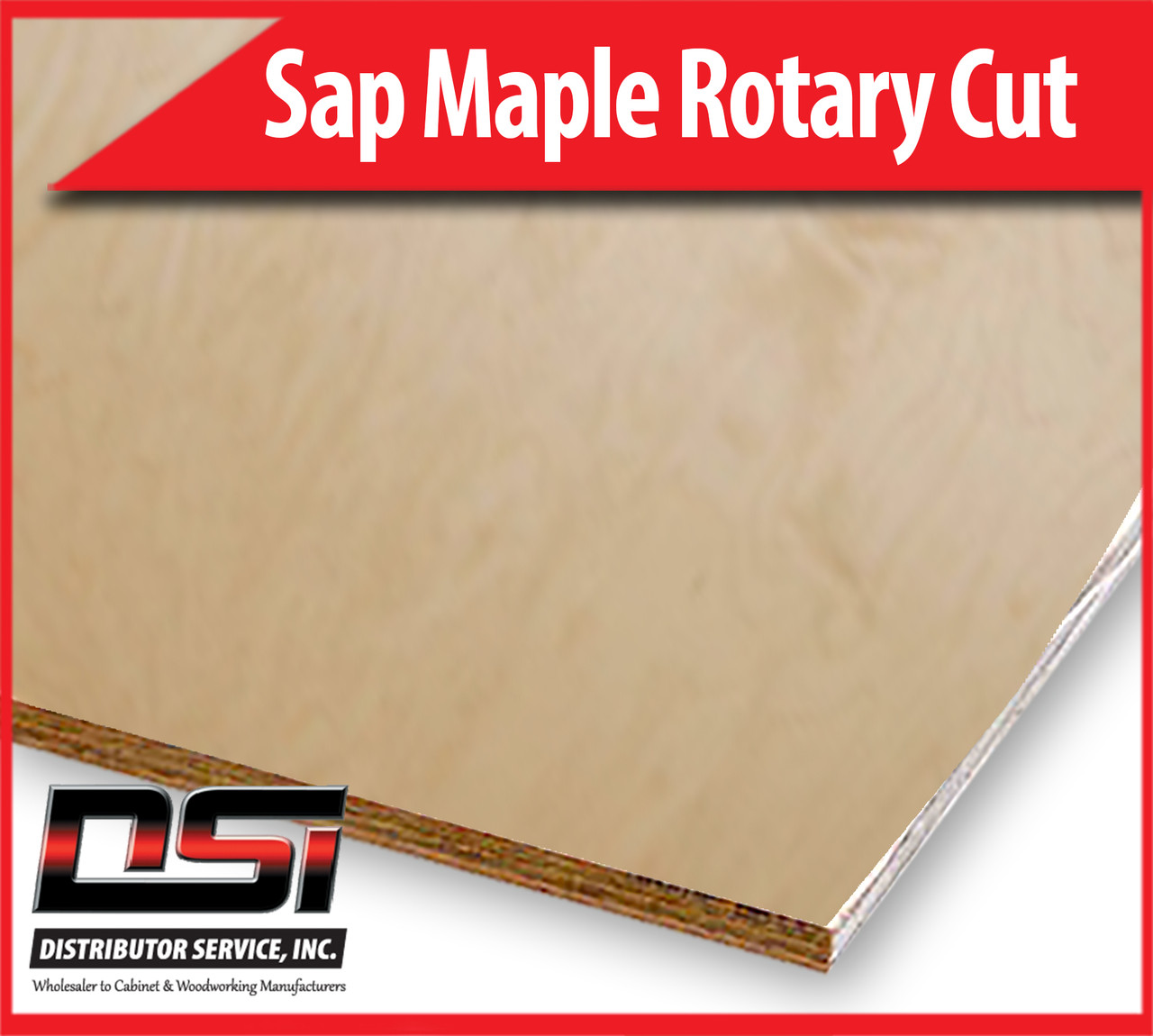 Sap Maple Plywood Rotary Cut MDF A4 WPF 1/2" x 4x8