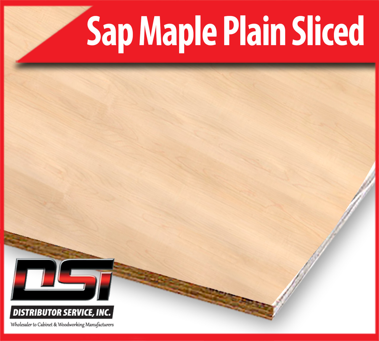 Sap Maple Plywood Plain Sliced SMTSO HDF Xband VC A-1 3/4" x 4x8