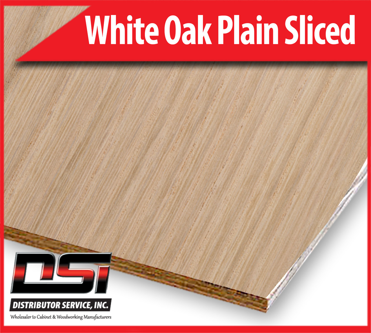 White Oak Plywood Plain Sliced VC Shop Grade 3/4" x 4x8