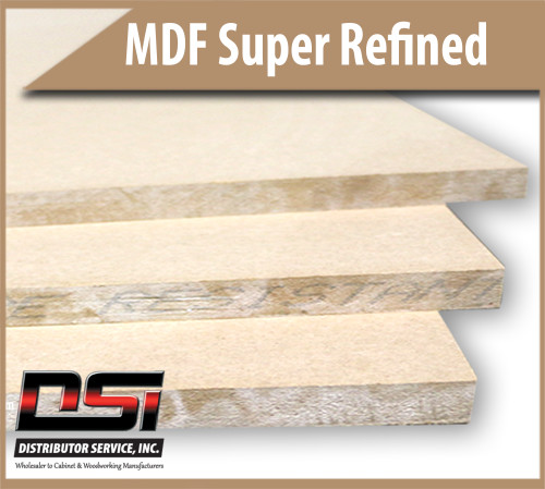 Medium Density Fibreboard Super Refined MDF Panels 3/8" x 49" x 97"