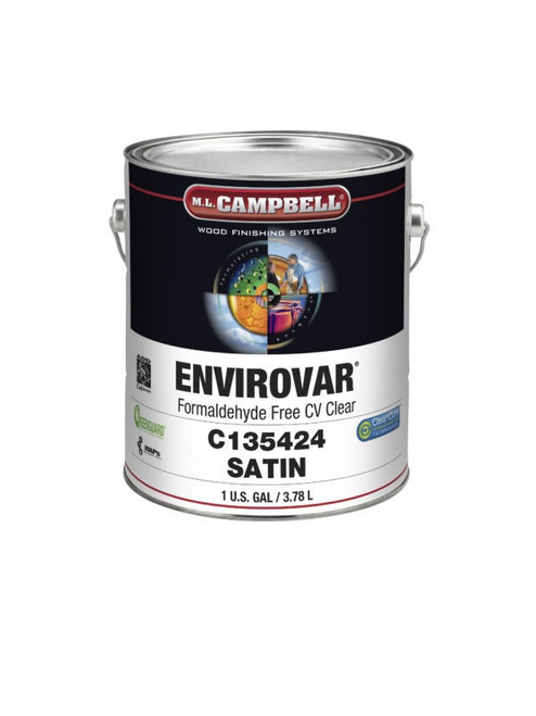 ML Campbell EnviroVar Formaldehyde Free Conversion Varnish Clear Sealer Gallon