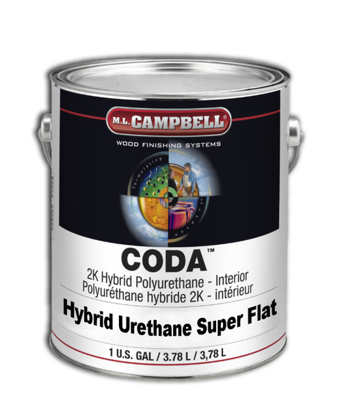 ML Campbell Clean CODA 2K Hybrid Urethane Clear Super Flat Gallon