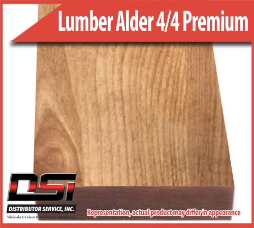 Domestic Hardwood Lumber Alder 4/4 Premium Frame 15/16" 12'