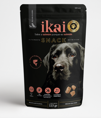 Ikai Snack Salmón Perro 113 G