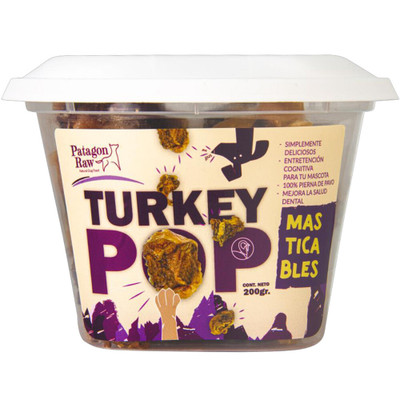 Turkey POP Patagon Raw - Snack masticable