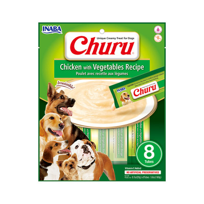 Dog Churu 8P Chicken With Vegetables Recipe