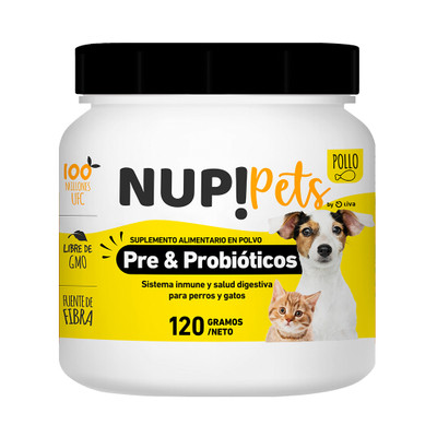 Nup! Pets Pre & Probióticos 120Gr Pollo