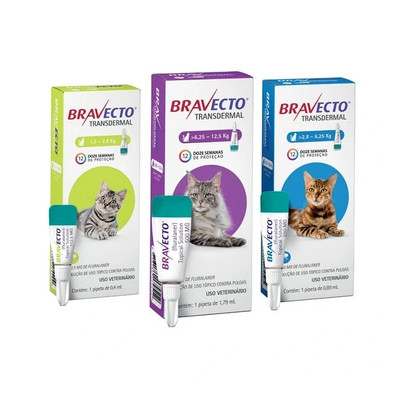 Bravecto Gato De 2 a 12,5 Kg