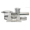  5.5" x 15' up to 50' - Chimney Flue Liner Tee Kit Forever Flex 316 Ti Stainless Steel