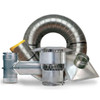 8" x 15' up to 50' - Forever Flex 316 Ti Stainless Tee Chimney Liner Kit