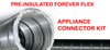 Forever Flex Preinsulated Flexible Chimney Liner Appliance Connector Kit - 8"