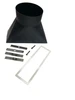 Black Bart Steel Transition Stack | 14" x 4" to 8" Round | Part #9BBS2