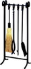 Fireplace tool set