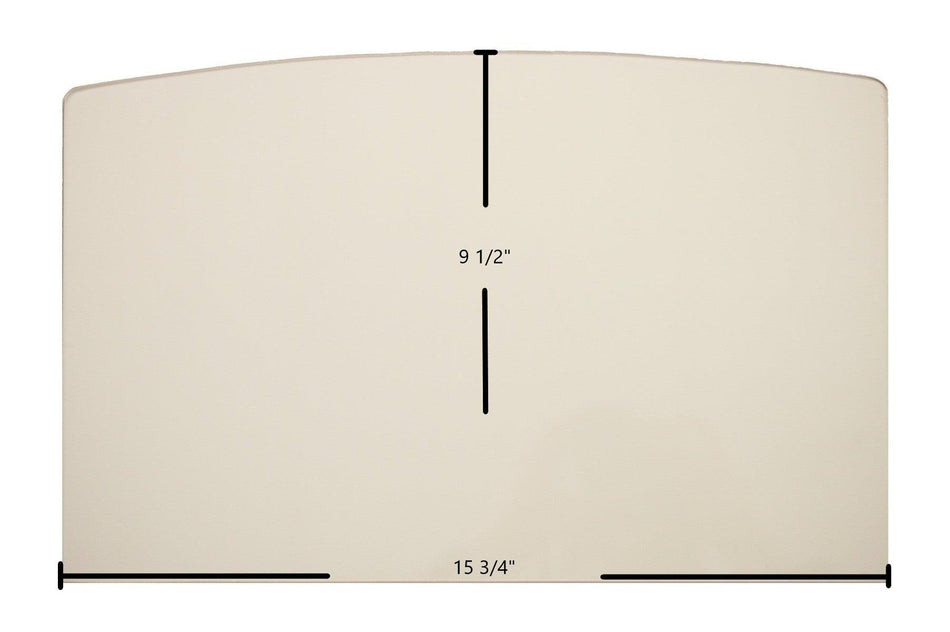 Buck Stove Glass - Arched 20/17/21/24