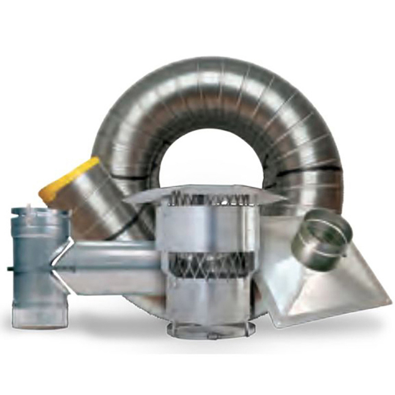 8" x 15' up to 50' - Forever Flex 316 Ti Stainless Tee Chimney Liner Kit