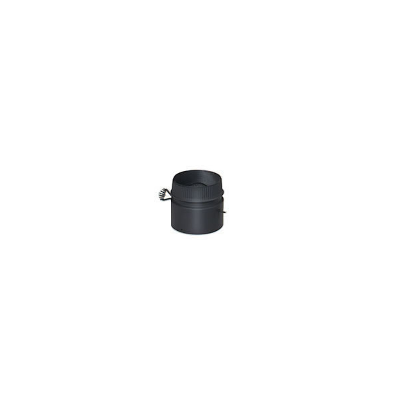 DSP Double-Wall Black Stovepipe Damper Kit - 8"