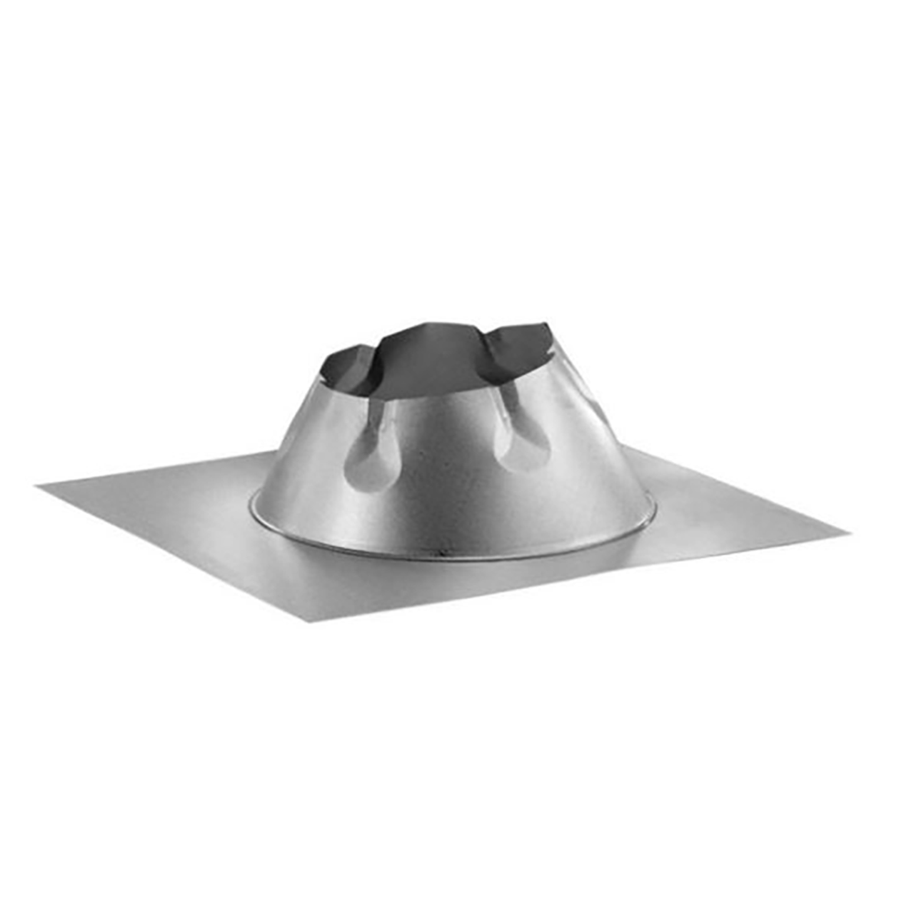 DuraVent DuraPlus Galvalume 0/12 - 6/12 Roof Flashing - Storm Collar Not Included