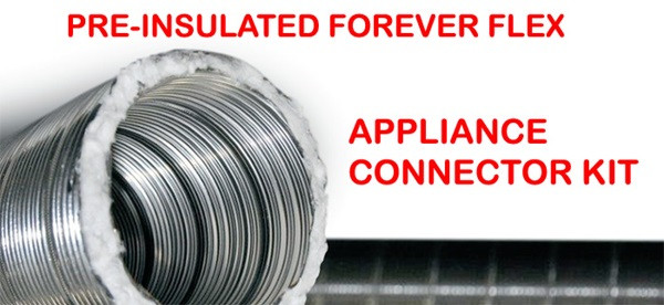 Forever Flex Preinsulated Flexible Chimney Liner Appliance Connector