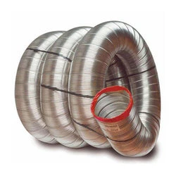 5.5" x 15' up to 50' - Chimney Flue Liner AC Kit Forever Flex 316 Ti Stainless Steel