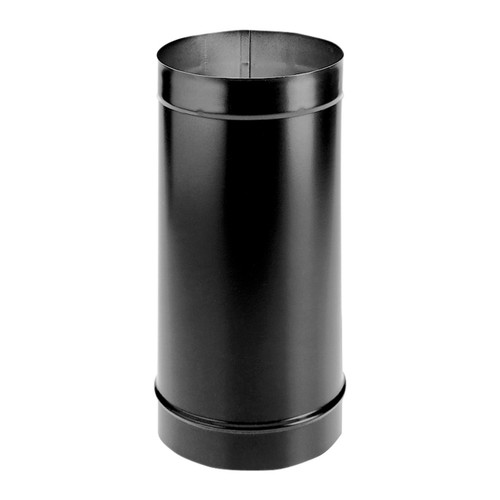 6" DuraVent DuraBlack Single-Wall Black Stove Pipe