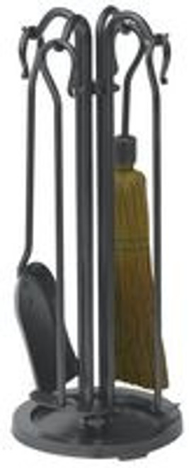 5 Piece Olde World Iron Mini Fireset - 21.5" H 5 Piece Olde World Iron Mini Fireset - 21.5" H