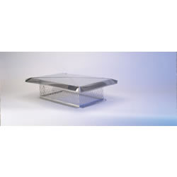 10" x 11" Gelco Stainless Steel Chimney Cap