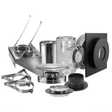 6 DuraVent DuraPlus Through-The-Wall Kit - The Fireplace u0026 Chimney Store