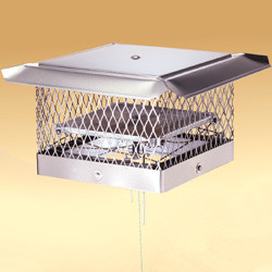 Lock Top Ii Chimney Cap Damper 17 X 17