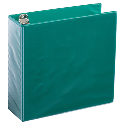 A4 3 Inch Forest Green 4-Ring Binder