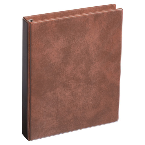 A4 1 Inch Pecan 4-Ring Binder